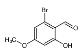 2-溴-4-甲氧基-6-羟基苯甲醛