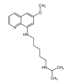 N1-异丙基-N5-(6-甲氧基-8-喹啉基)-1,5-戊二胺
