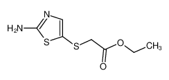 2-(2-氨基噻唑-5-硫基)乙酸乙酯