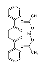 1,2-双(苯亚磺酰)乙烷钯(II)二乙酸盐