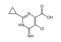 6-氨基-5-氯-2-环丙基嘧啶-4-甲酸