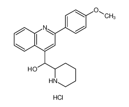 2-(4-甲氧基苯基)-alpha-2-哌啶基-4-喹啉甲醇二盐酸盐