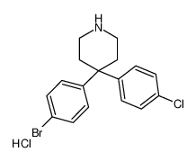 4-(4-溴苯基)-4-(4-氯苯基)哌啶盐酸盐