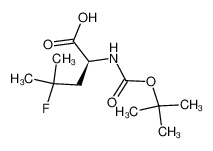 (S)-2 - ((叔丁氧基羰基)氨基)-4-氟-4-甲基戊酸