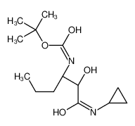 N-[(1S)-1-[2-(环丙基氨基)-1-羟基-2-氧代乙基]丁基]-氨基甲酸叔丁酯
