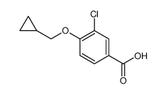 3-氯-4-(环丙基甲氧基)苯甲酸