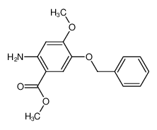 2-氨基-5-(苄氧基)-4-甲氧基苯甲酸甲酯