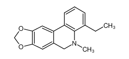 4-Ethyl-5-methyl-5，6-dihydro-[1，3]dioxolo[4，5-j]phenanthridine