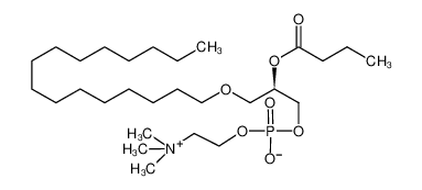 1-O-hexadecyl-2-butyryl-sn-glycero-3-phosphocholine
