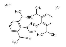 [1,3-双(2,6-二异丙苯基)咪唑-2-亚基]氯化金(I)