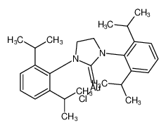 氯{1,3-双[2,6-二异丙基苯基]-4,5-二氢咪唑-2-亚基}金(I)