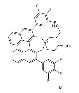 (11bS)-(+)-4，4-二丁基-4，5-二氢-2，6-双(3，4，5-三氟苯基)-3H-二萘[2，1-c:1′，2′-e]氮杂卓溴化物