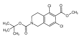 2-Boc-5,7-二氯-1,2,3,4-四氢异喹啉-6-甲酸甲酯