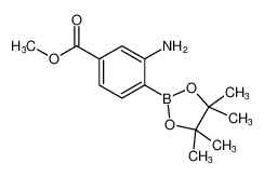 3-氨基-4-(4，4，5，5-四甲基-1，3，2-二氧硼杂环戊烷-2-基)苯甲酸甲酯