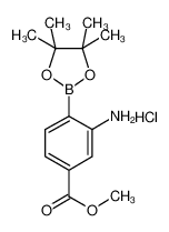 2-氨基-4-甲氧羰基苯基硼酸频哪醇酯盐酸盐