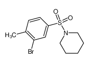 1-(3-溴-4-甲基苯基磺酰)哌啶