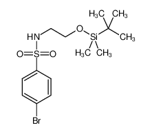 4-溴-N-(2-((叔丁基二甲基硅烷基)氧基)乙基)苯磺酰胺