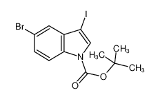 1-boc-5-溴-3-碘吲哚