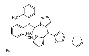 (R)-1-{(R)-2-[二(2-呋喃基)膦基]二茂铁基}乙基双(2-甲基苯基)膦