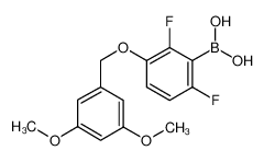 2，6-二氟-3-(3'，5'-二甲氧基苄氧基)苯基硼酸