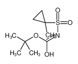 tert-Butyl (1-methylcyclopropyl)sulfonylcarbamate