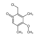 2-(氯甲基)-4-甲氧基-3,5-二甲基吡啶1-氧化物