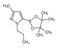 3-甲基-1-丙基-5-(4,4,5,5-四甲基-1,3,2-二氧硼杂环戊烷-2-基)-1H-吡唑
