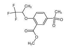 5-甲基磺酰基-2-(2，2，2-三氟-1-甲基乙氧基)苯甲酸甲酯