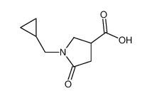 1-(环丙甲基)-5-氧代吡咯烷-3-甲酸