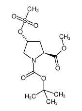 (2S,4R)-BOC-4-甲磺酰氧基脯氨酸甲酯