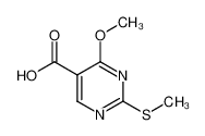 4-甲氧基-2-(甲基硫代)-5-嘧啶羧酸