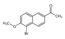 6-乙酰基-1-溴-2-甲氧基萘