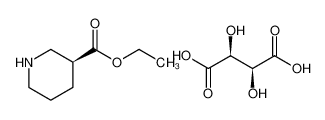 （S）-3-哌啶甲酸乙酯-D-酒石酸盐