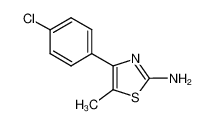 4-(4-氯苯基)-5-甲基噻唑-2-胺