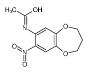 7-乙酰氨基-8-硝基-3，4-二氢-2H-1，5-苯并二氧杂卓