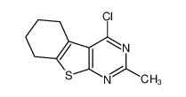 4-氯-2-甲基-5,6,7,8-四氢[1]苯并噻吩[2,3-d]嘧啶