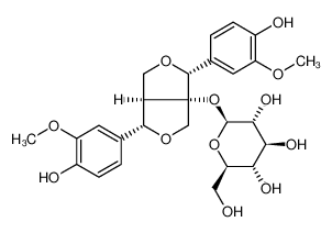 1-Hydroxypinoresinol 1-O-glucoside