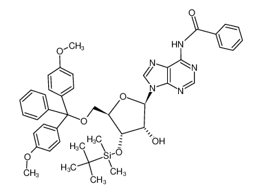 4'-DMTBS-5'-O-(4，4'-二甲氧基三苯甲基)-N6-苯甲酰基腺苷
