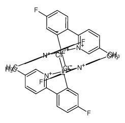 二-μ-氯噻吩[5-氟-2-(5-甲基-2-吡啶基-κN)苯基-κC]二铱
