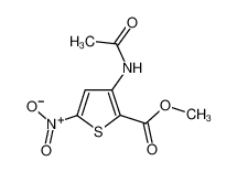 3-乙酰氨基-5-硝基-噻吩-2-甲酸甲酯