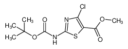 2-((叔-丁氧羰基)氨基)-4-氯噻唑-5-羧酸甲酯