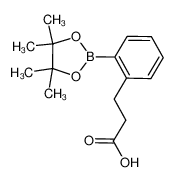 3-(2-(4,4,5,5-四甲基-1,3,2-二氧硼杂环戊烷-2-基)苯基)丙酸