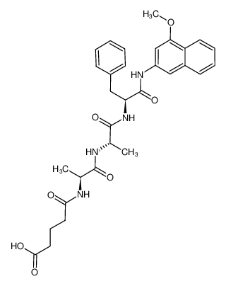 谷氨酰-丙氨酸-丙氨酸-苯丙氨酸-4-甲氧基-β-萘酰胺