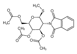 甲基3,4,6-三-O-乙酰-2-脱氧-2-邻苯二甲酰亚氨基-1-硫代-&beta;-D-吡喃葡萄糖苷
