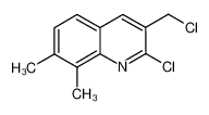 2-氯-3-（氯甲基）-7,8-二甲基喹啉