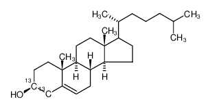 Cholesterol-13C2