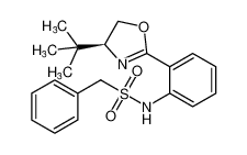 (S)-N-(2-(4-(叔丁基)-4,5-二氢噁唑-2-基)苯基)-1-苯基甲磺酰胺