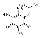 1-异丁基-3-甲基-5，6-二氨基脲嘧啶
