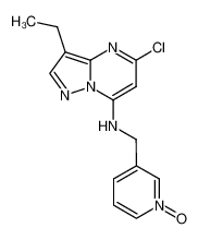3-(((5-氯-3-乙基吡唑并[1,5-a]嘧啶-7-基)氨基)甲基)吡啶 1-氧化物
