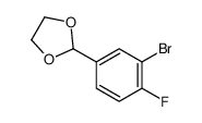 2-(3-溴-4-氟苯基)-1，3-二氧戊环